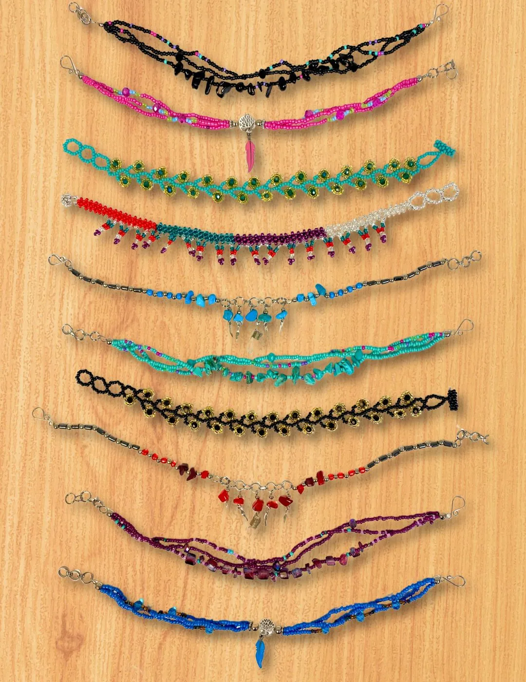 24 Assorted Touch of the SouthWest Anklet Collection !  Wholesale $ 3.25 ea.