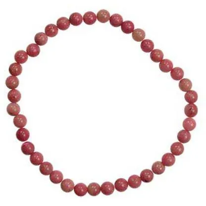 4mm Rhodonite stretch bracelet