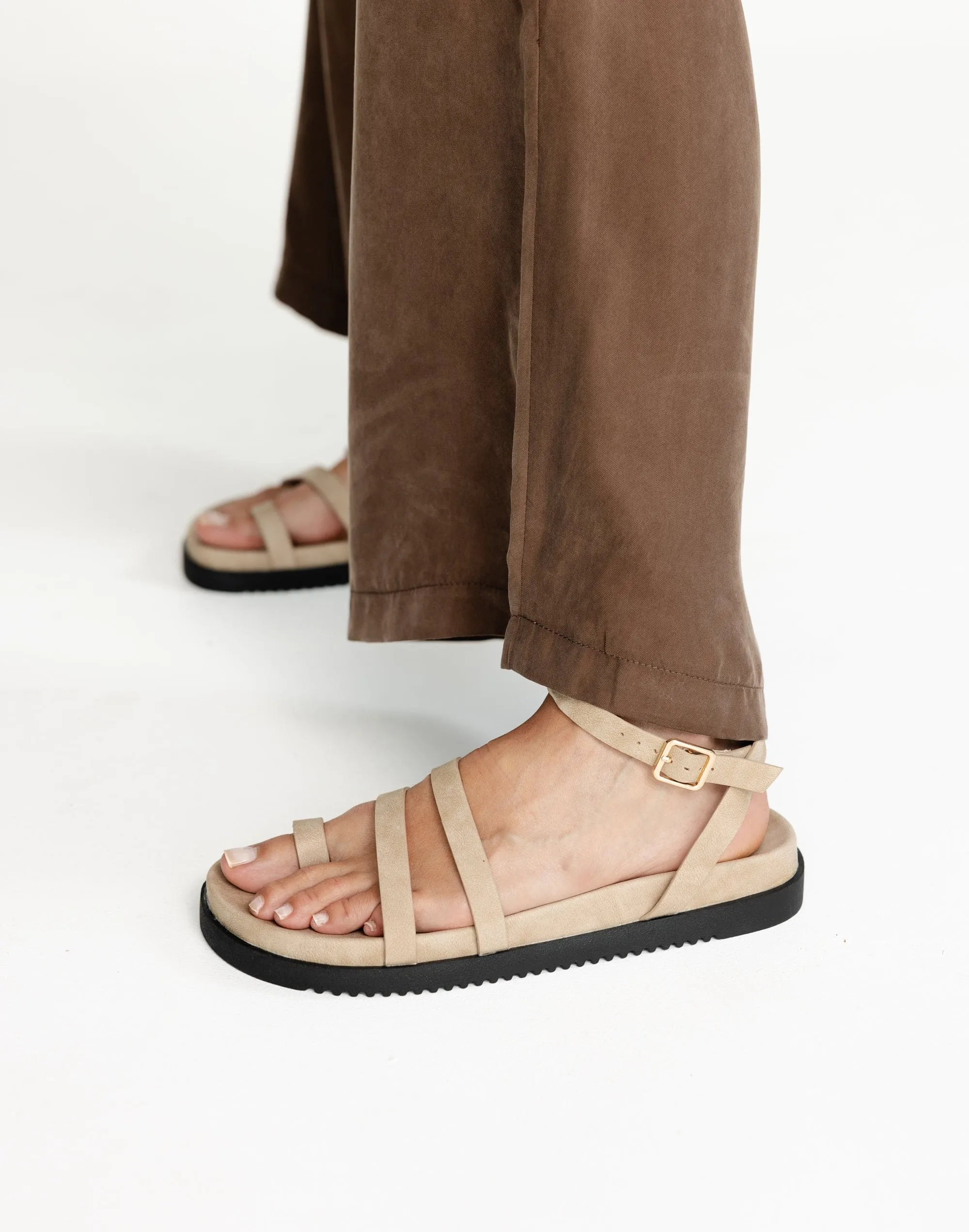 Astrid Sandals (Taupe Nubuck) - By Billini