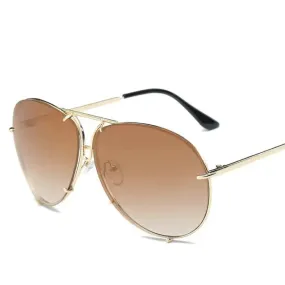 Avery Metal Frame Aviator Sunglasses