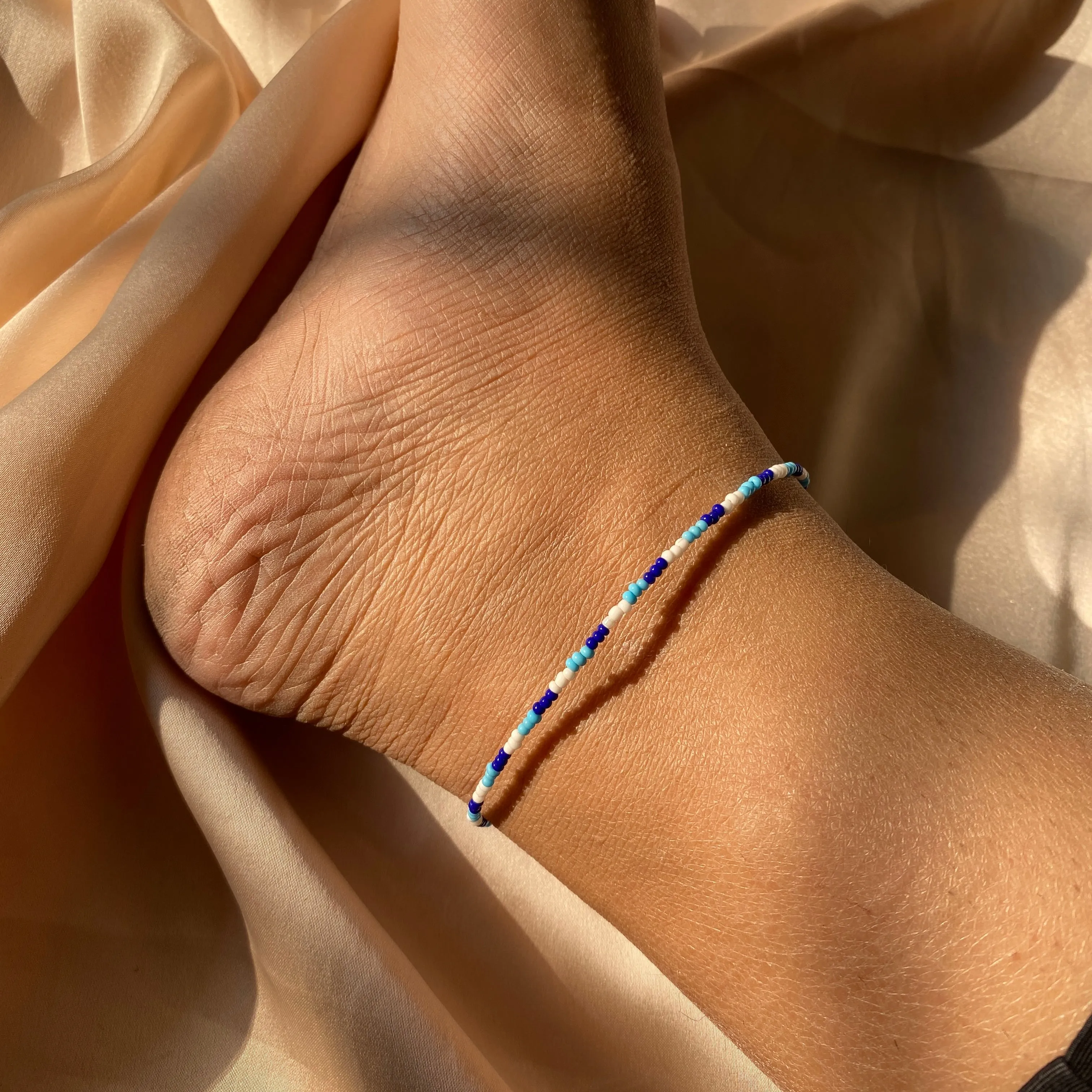 BEACH BEADED ANKLETS