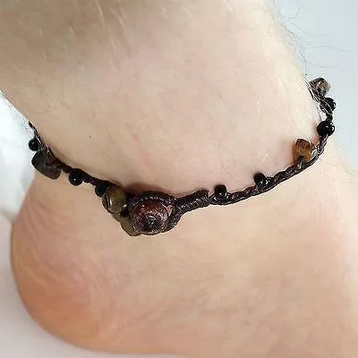 Beaded Ankle Bracelet Foot Anklet Chain Mens Womens Ladies Girls Boys Jewellery