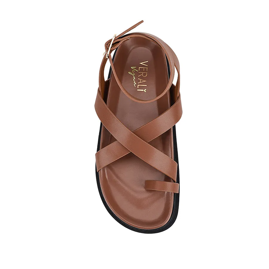 BRADY SANDALS - COGNAC