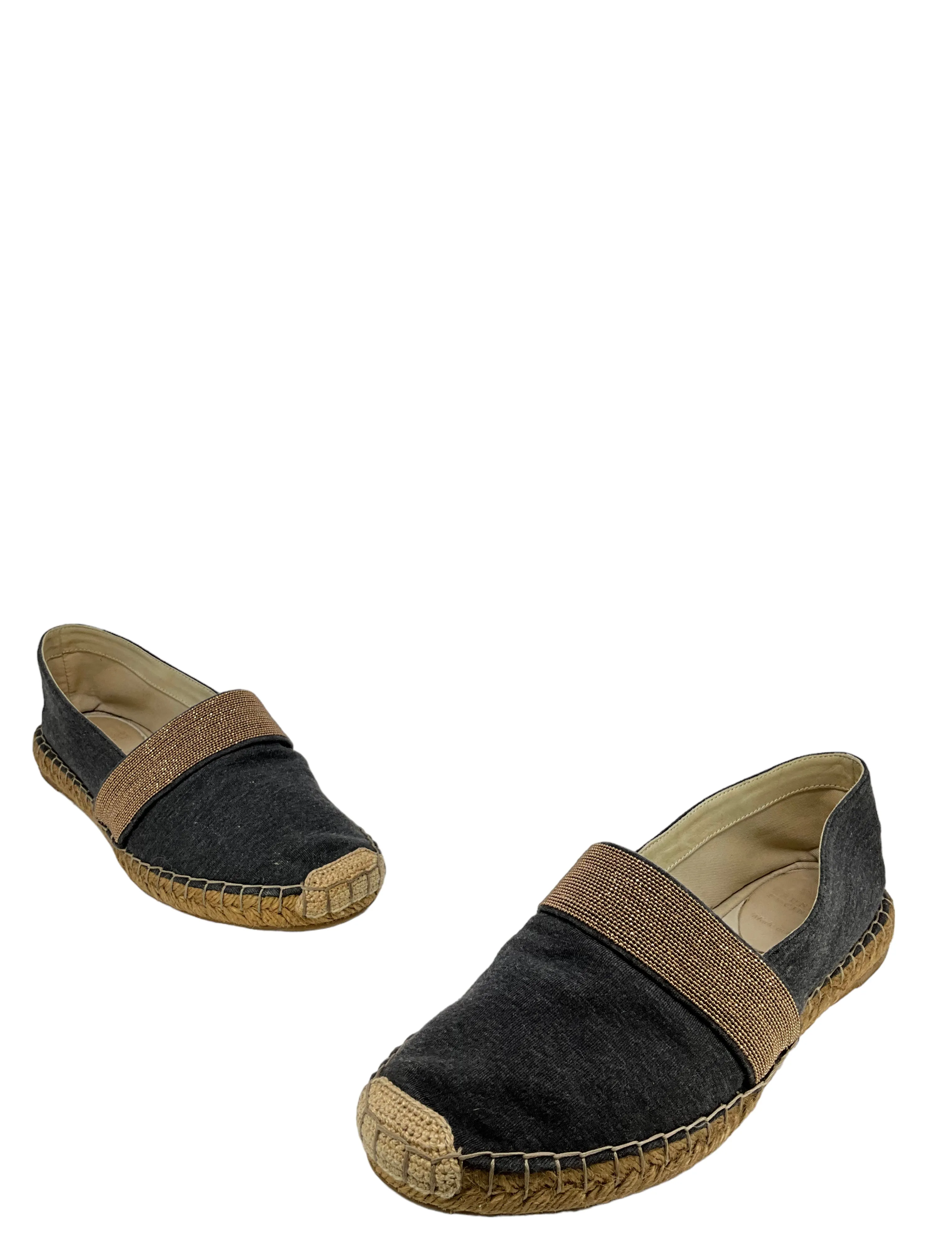 Brunello Cucinelli Black espadrilles Size 8