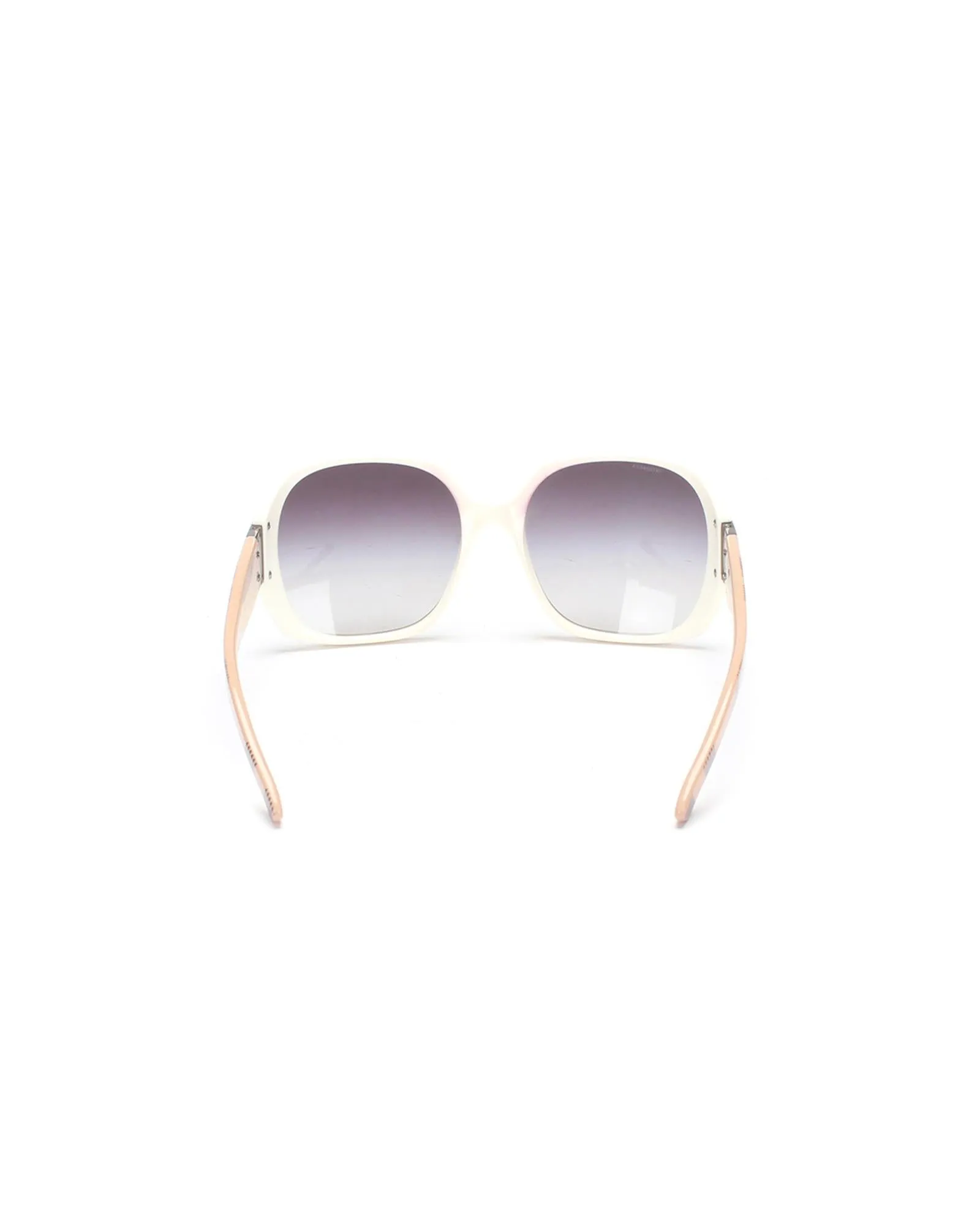 BURBERRY Women's Oversized Gradient Sunglasses in White