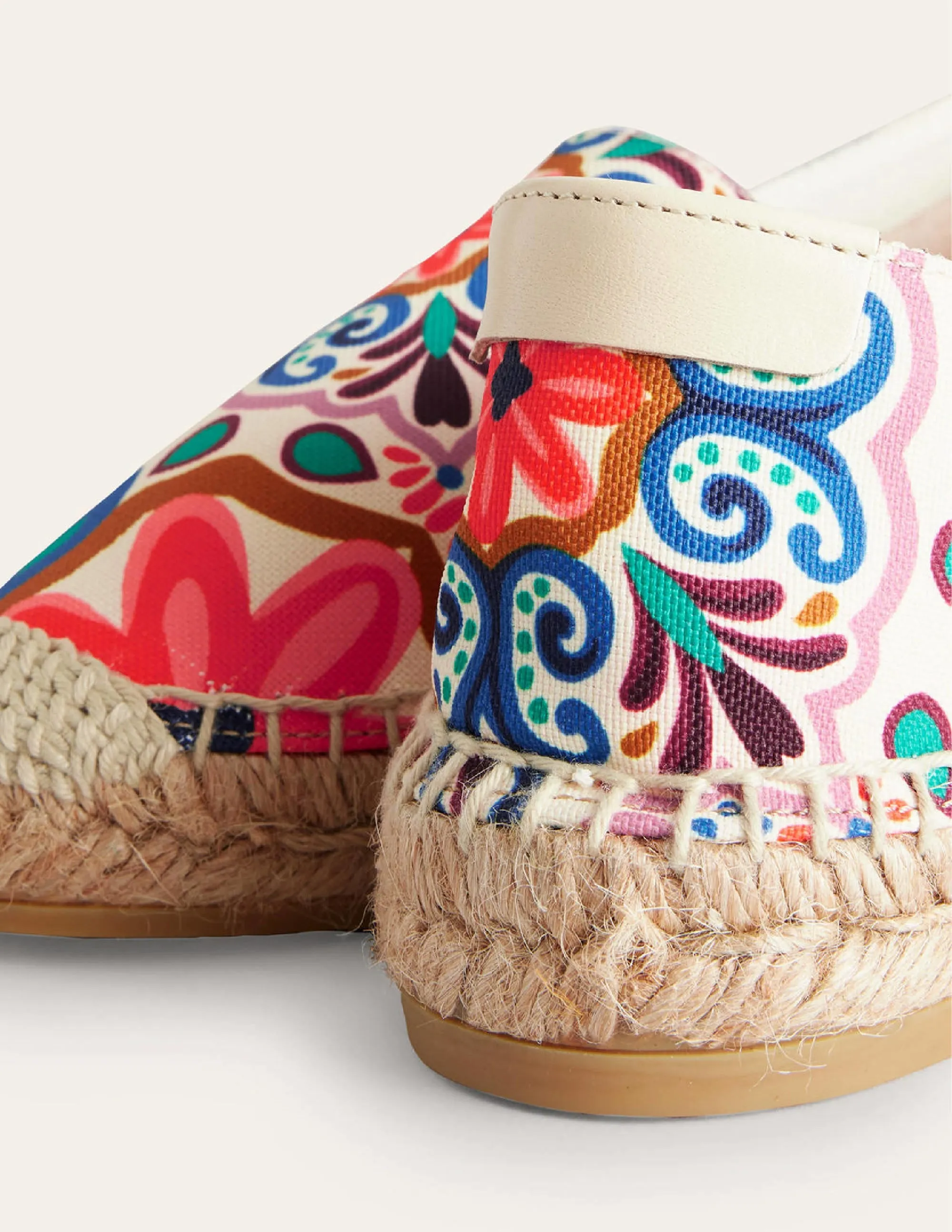 Classic Flat Espadrilles-Ivory, Tapestry