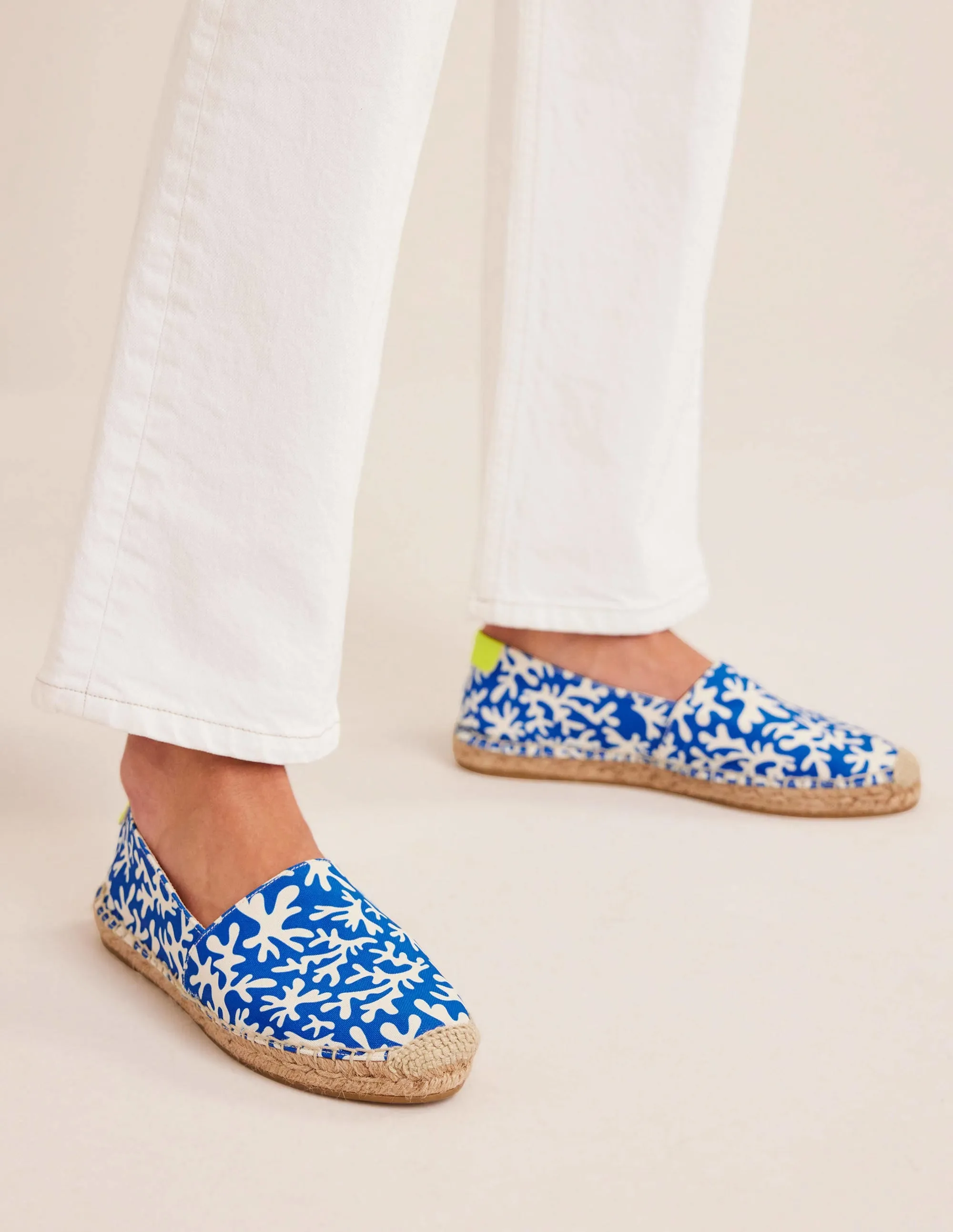 Classic Flat Espadrilles-Moroccan Blue