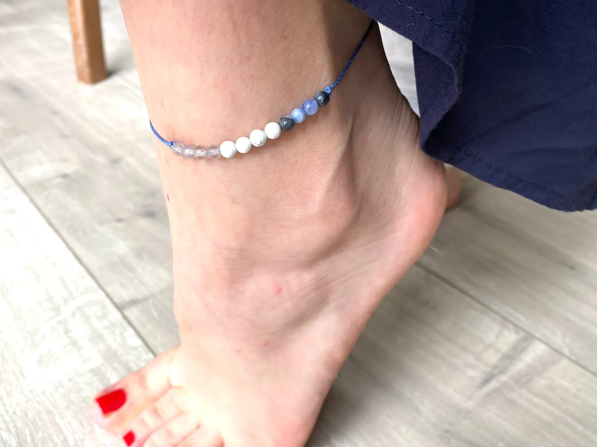 Crystal Beaded Anklets