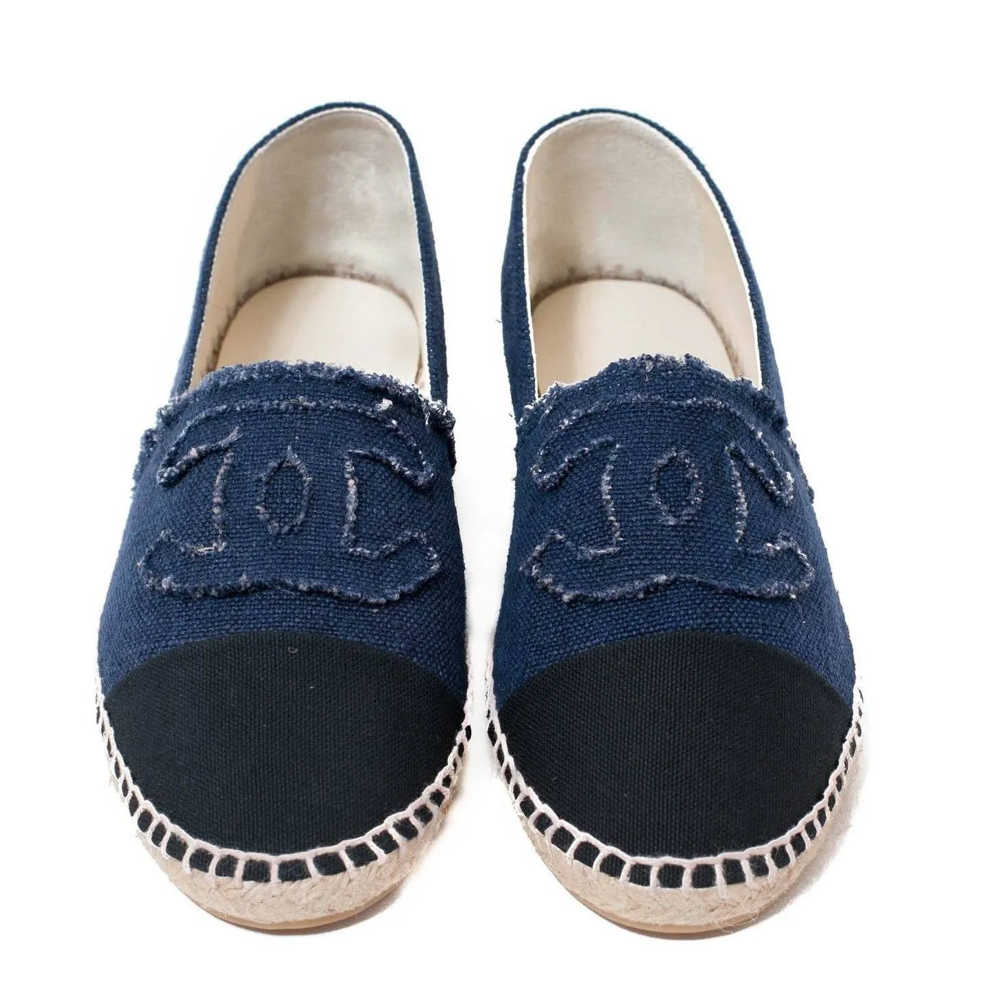 Denim Logo Espadrilles