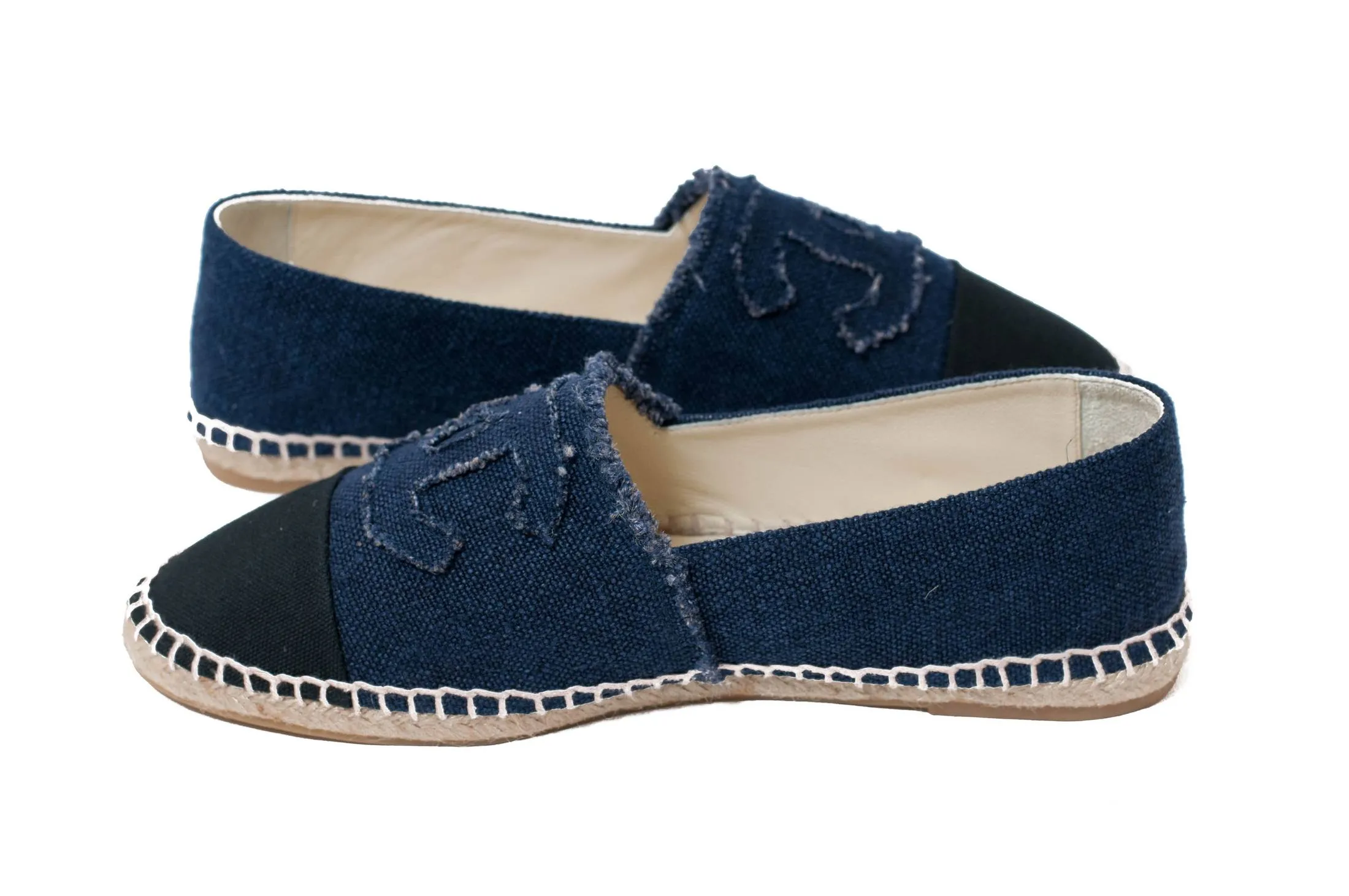 Denim Logo Espadrilles