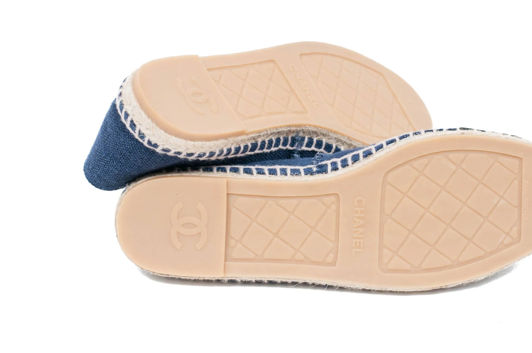 Denim Logo Espadrilles