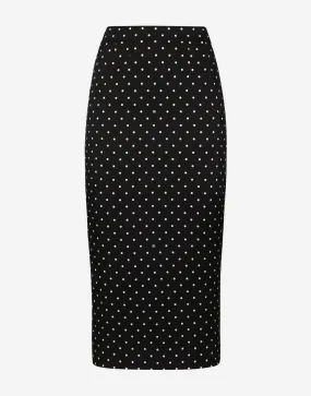 Dolce & Gabbana stretch charmeuse pencil skirt