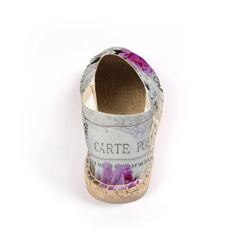 Elegant Handcrafted Jute Espadrilles - Timeless Parisian Style for Every Occasion