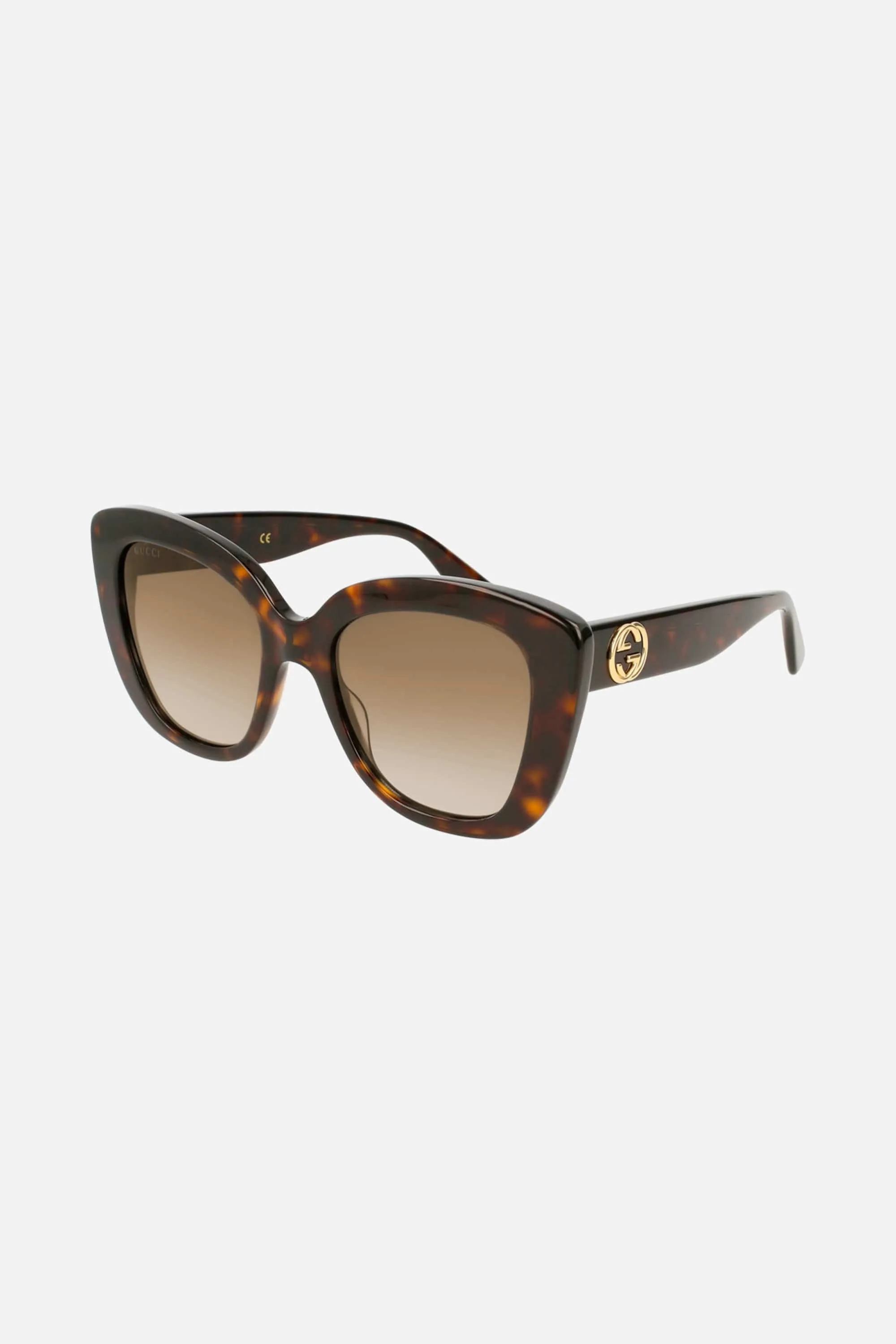 Gucci femenine havana Cat-eye sunglasses