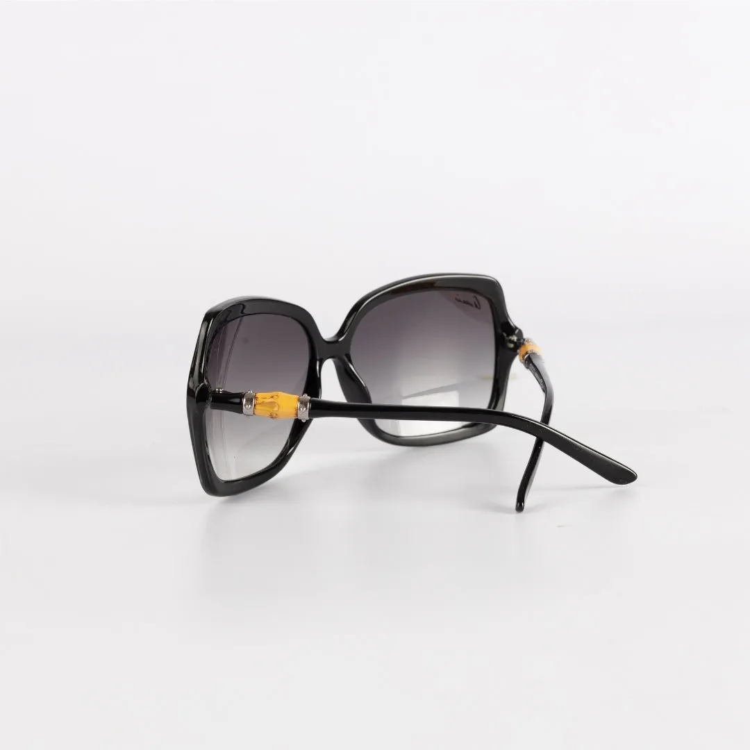 Gucci Oversized Bamboo Sunglasses