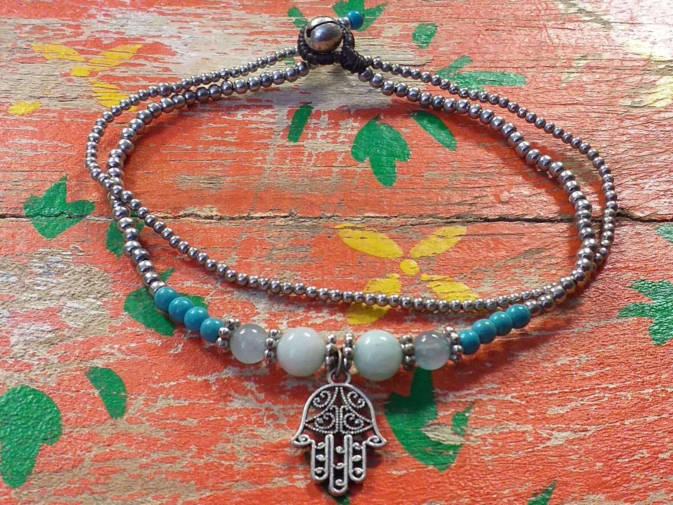 Hamsa Anklet