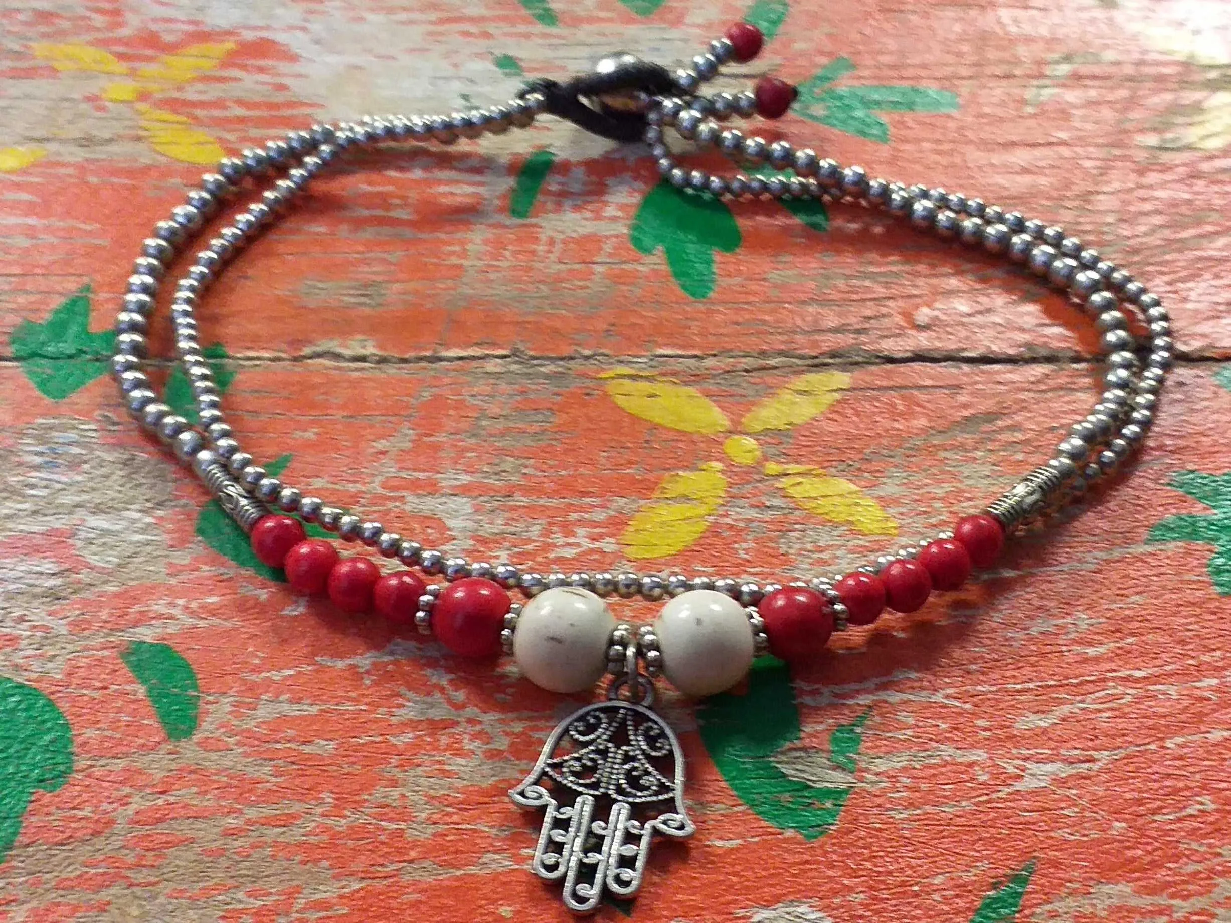 Hamsa Anklet