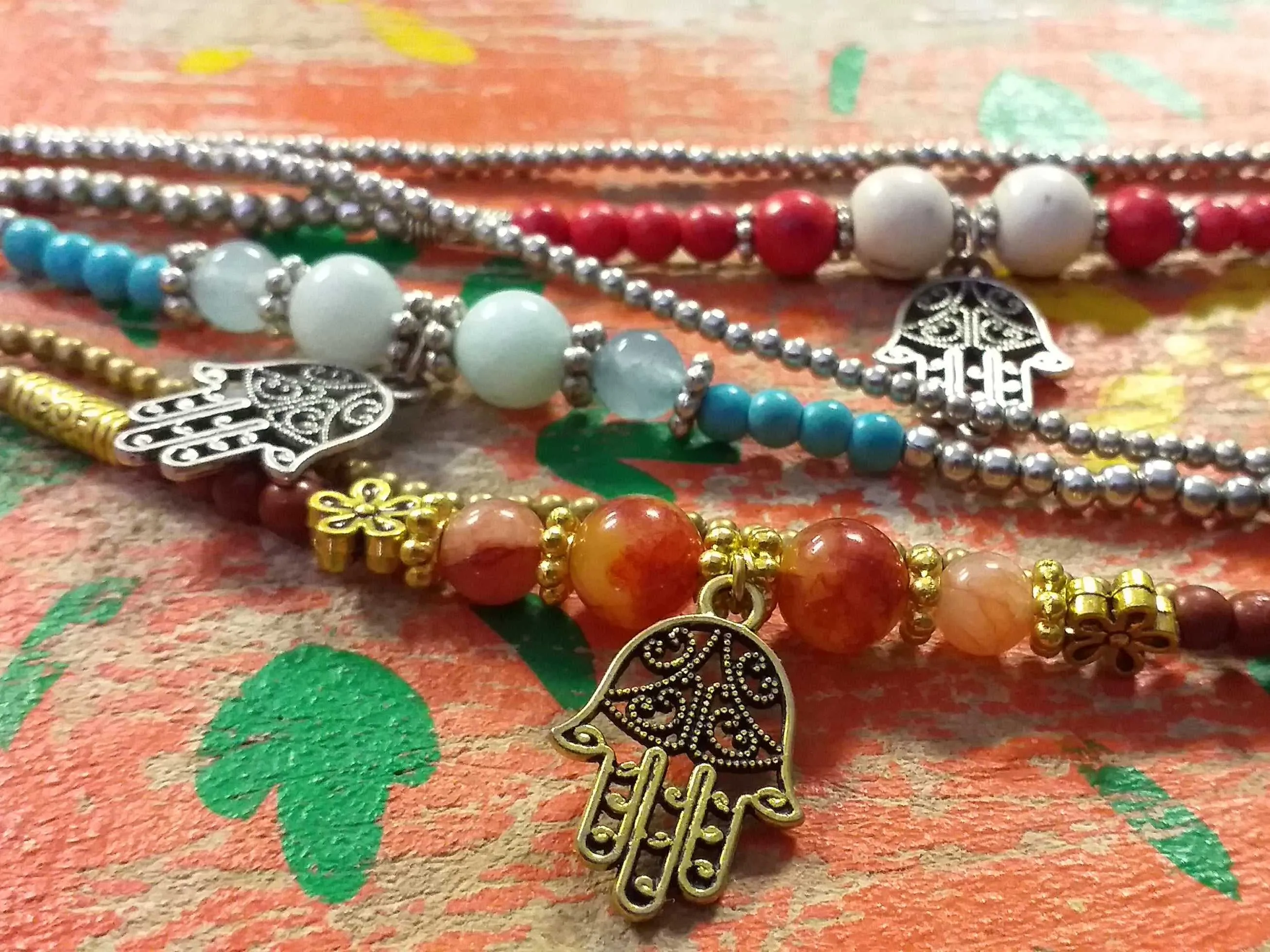 Hamsa Anklet