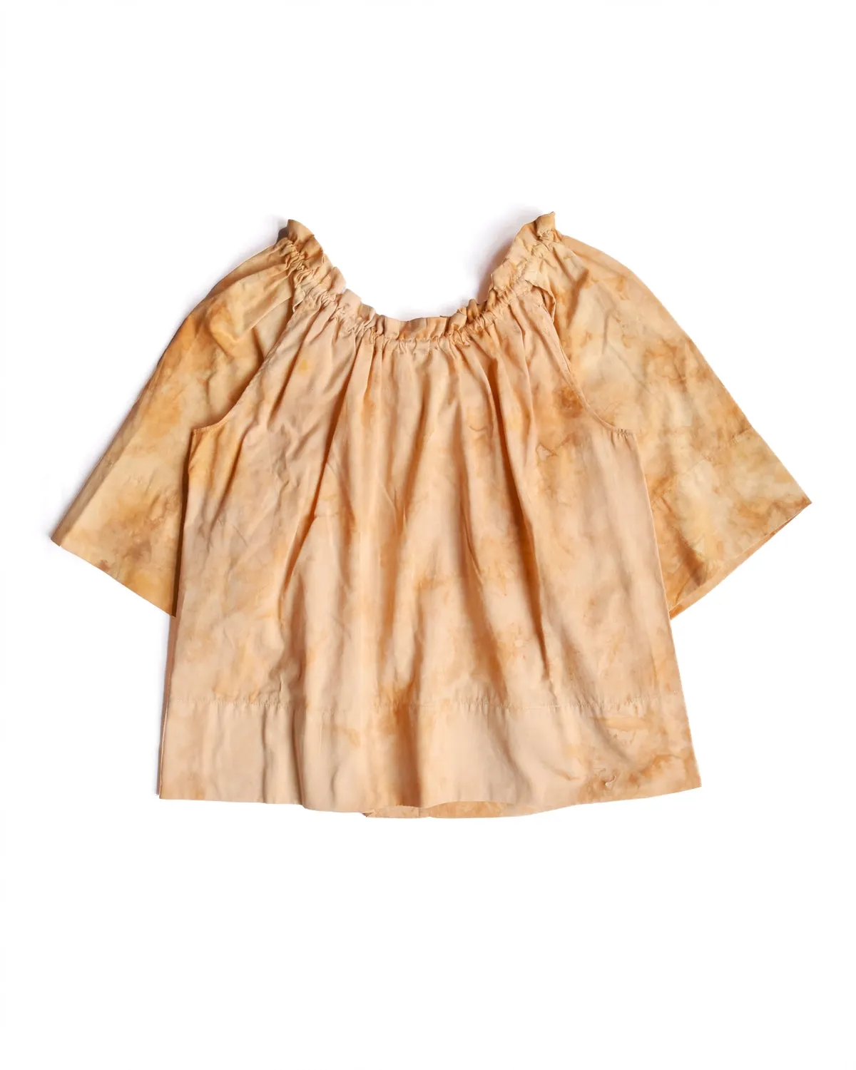 Hul le Kes Rust Dyed Cotton Appel Top