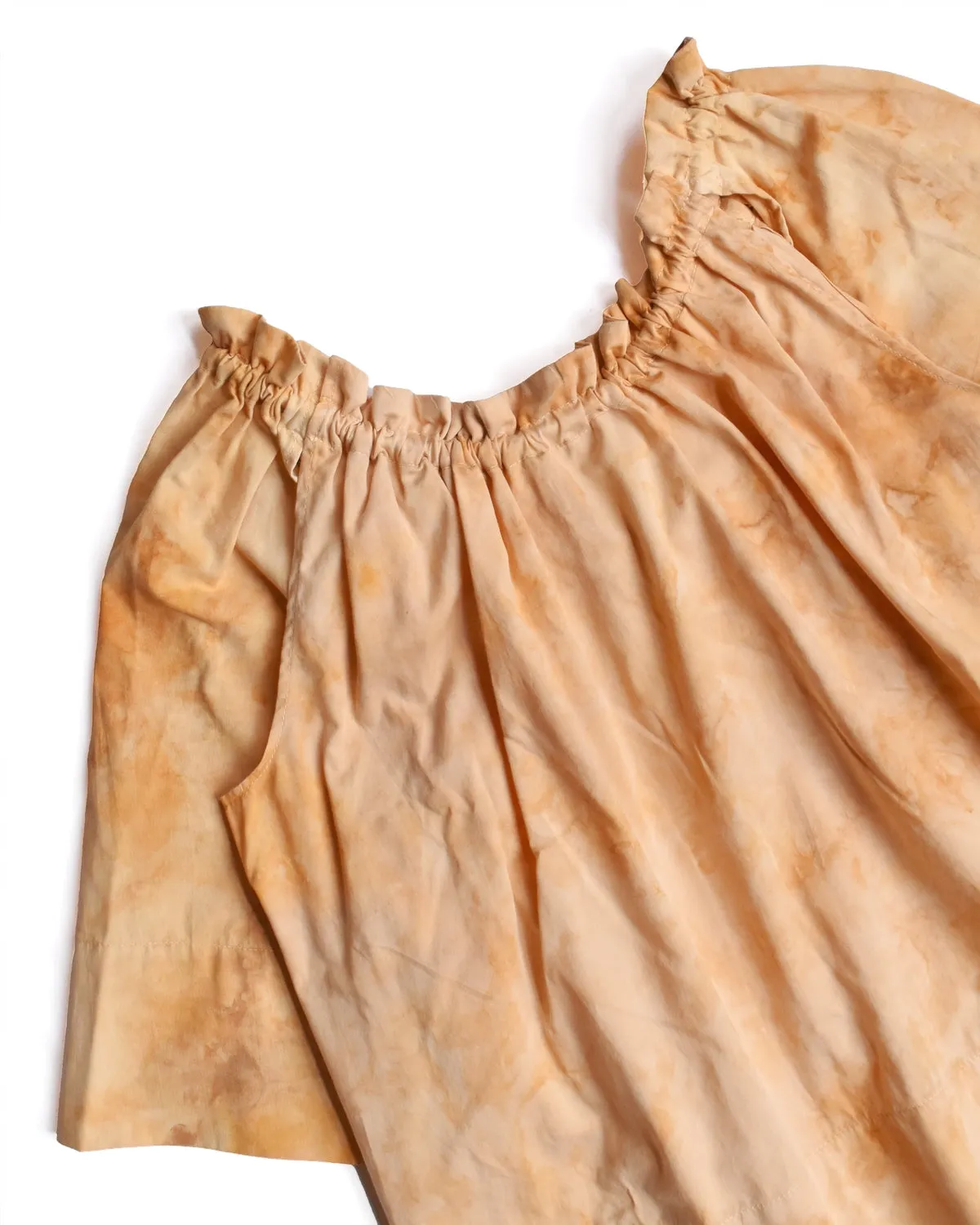 Hul le Kes Rust Dyed Cotton Appel Top