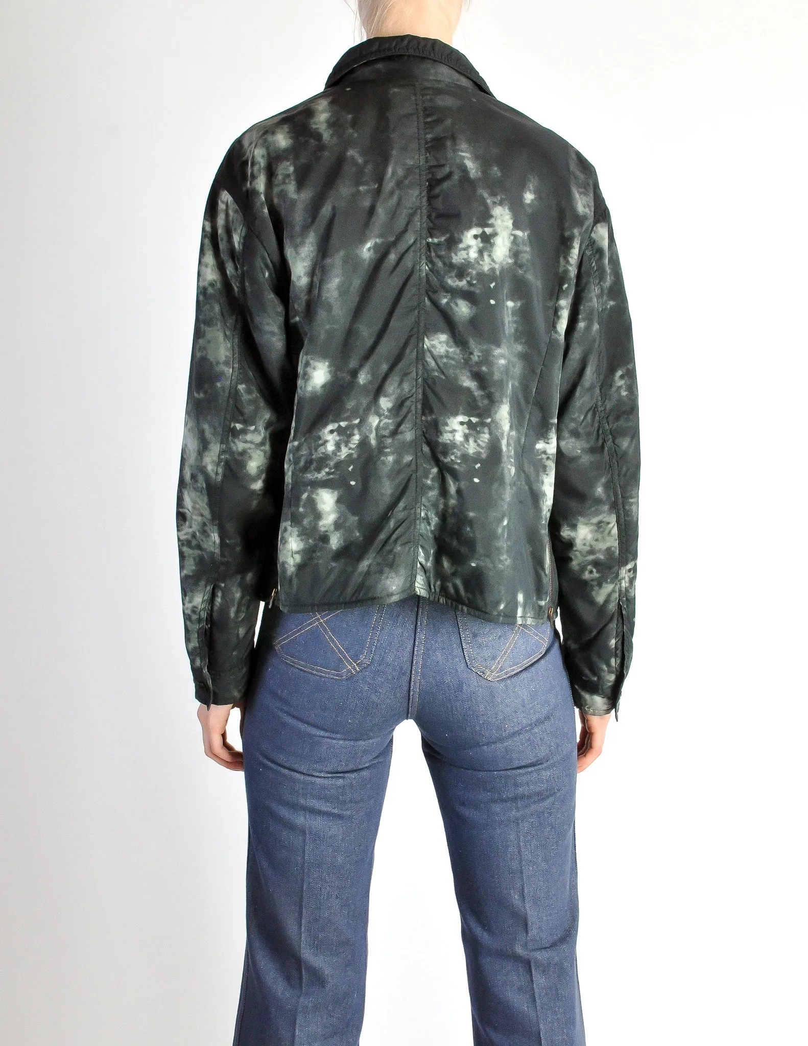 Issey Miyake Vintage Blue & Green Wash Jacket