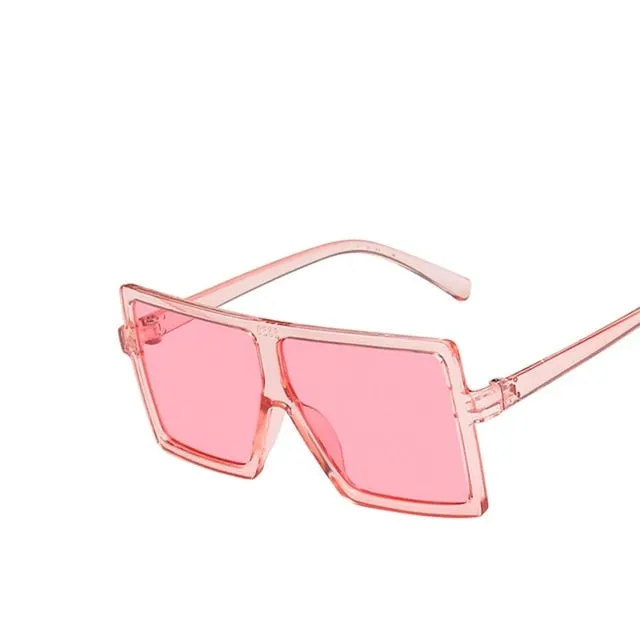 Kids Oversized Retro Square Sunglasses