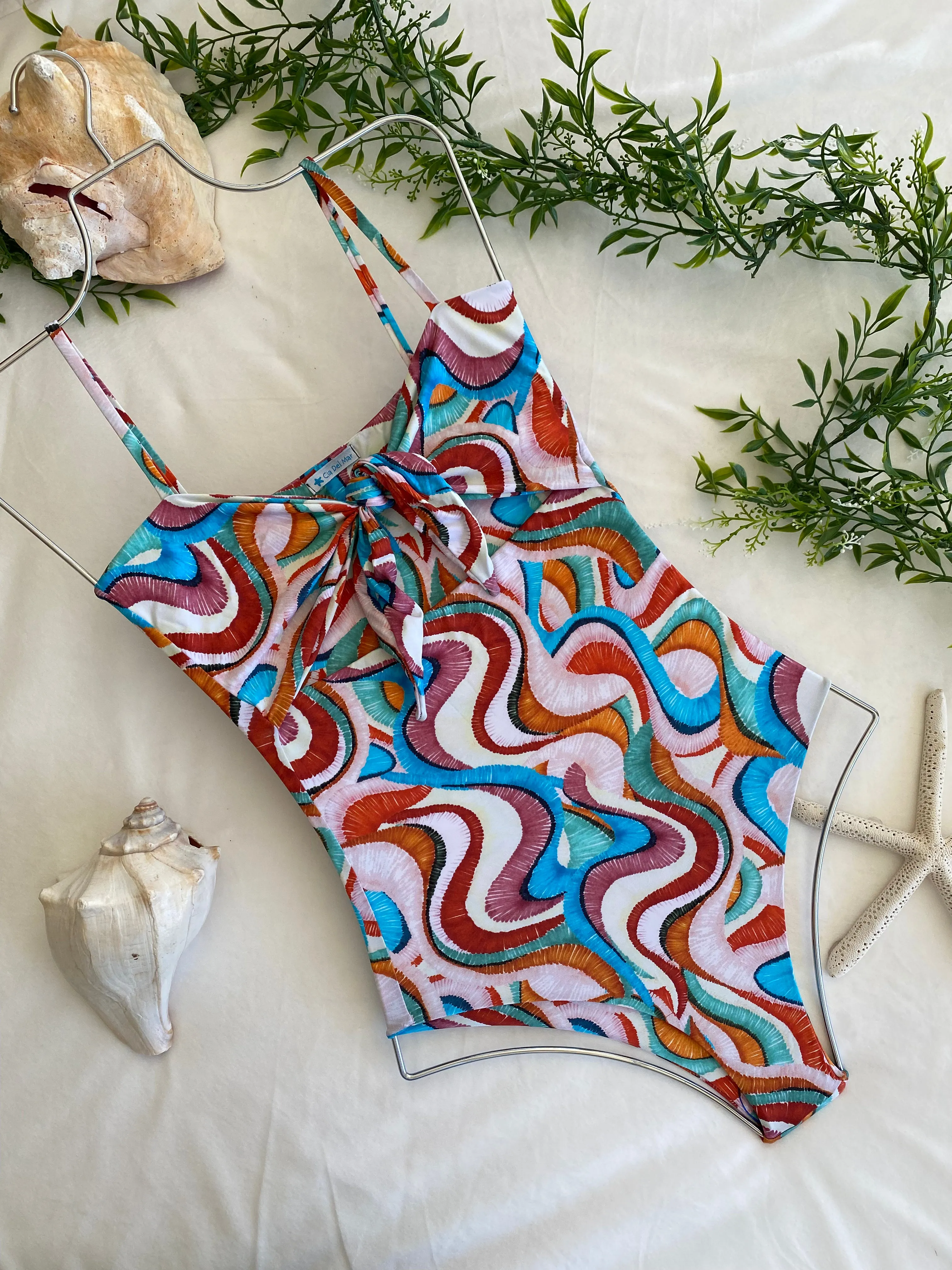 Knotted Swimsuit one piece