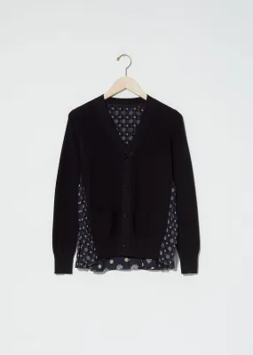 Komon Print Knit Cardigan