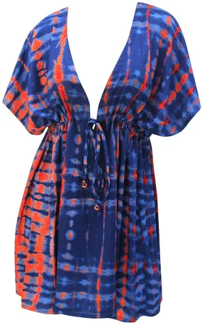 LA LEELA Cover-ups Beach Bikini Swimwear Swimsuit Caftan Dress Women Printed