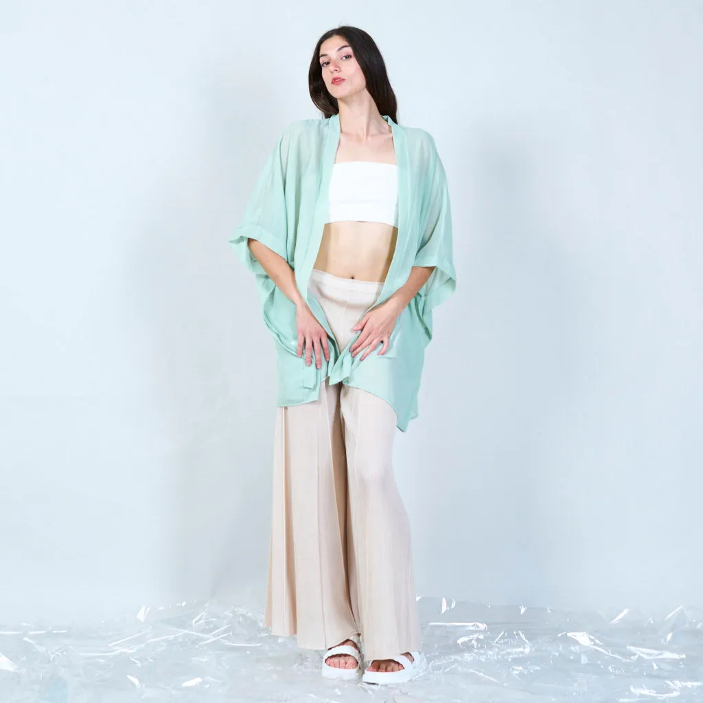 Lightweight sheer cover-up cardigan wholesale