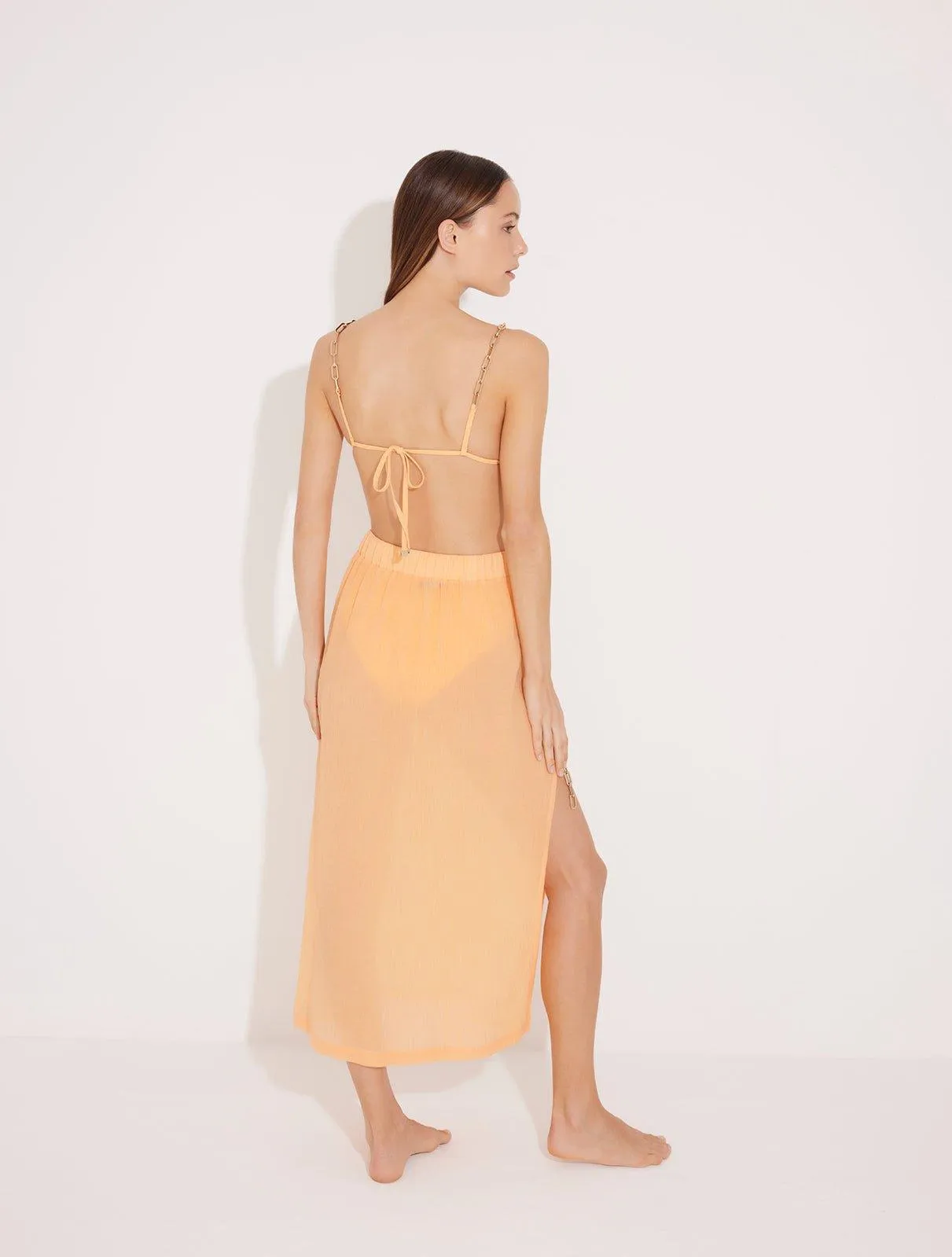 Maritza Orange Skirt