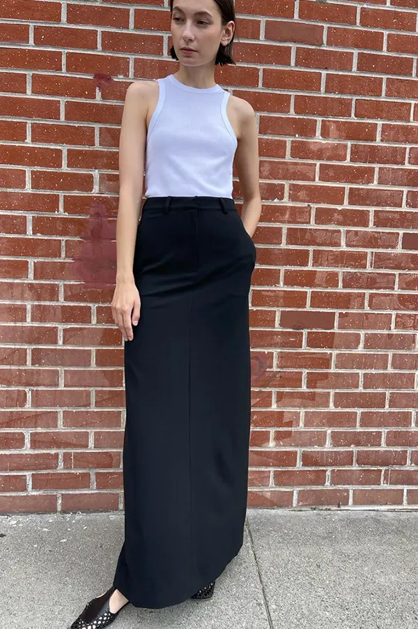 Minter Maxi Skirt in Black