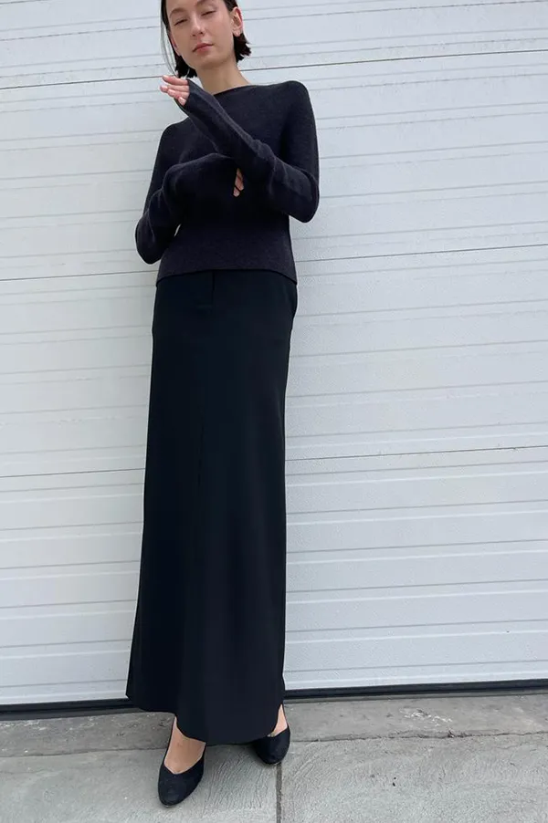 Minter Maxi Skirt in Black