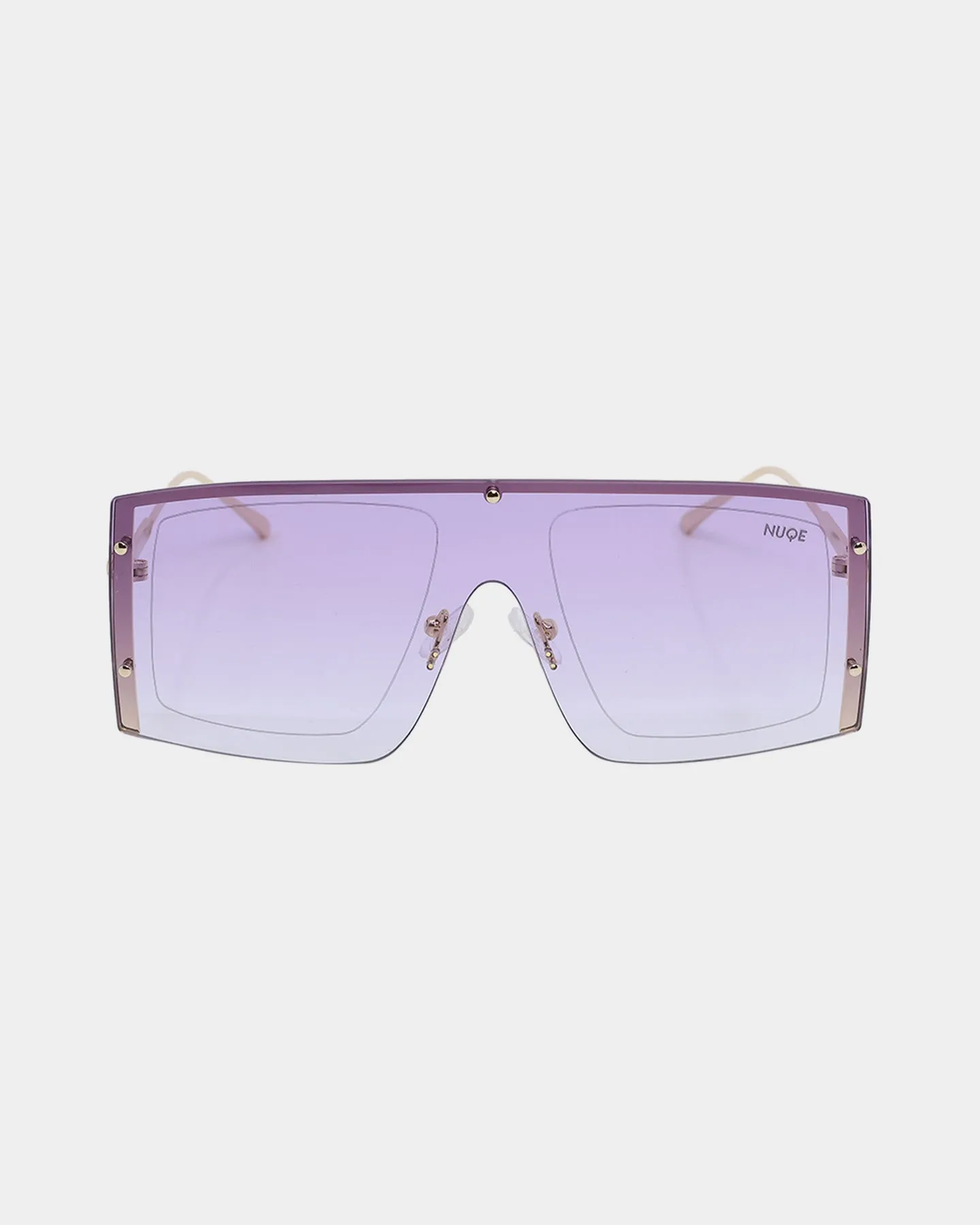 NUQE As IF Sunglasses Gold/Lilac