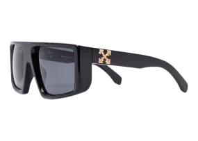 Off-White Alps Oversize Sunglasses Black/Black Tint