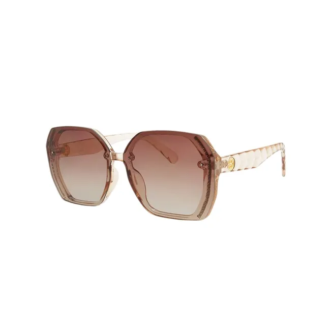 Oversized Hidden Rhinestone Sunglasses