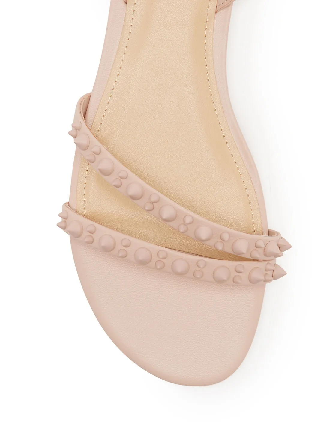 Pink Teagin Studded Sandals