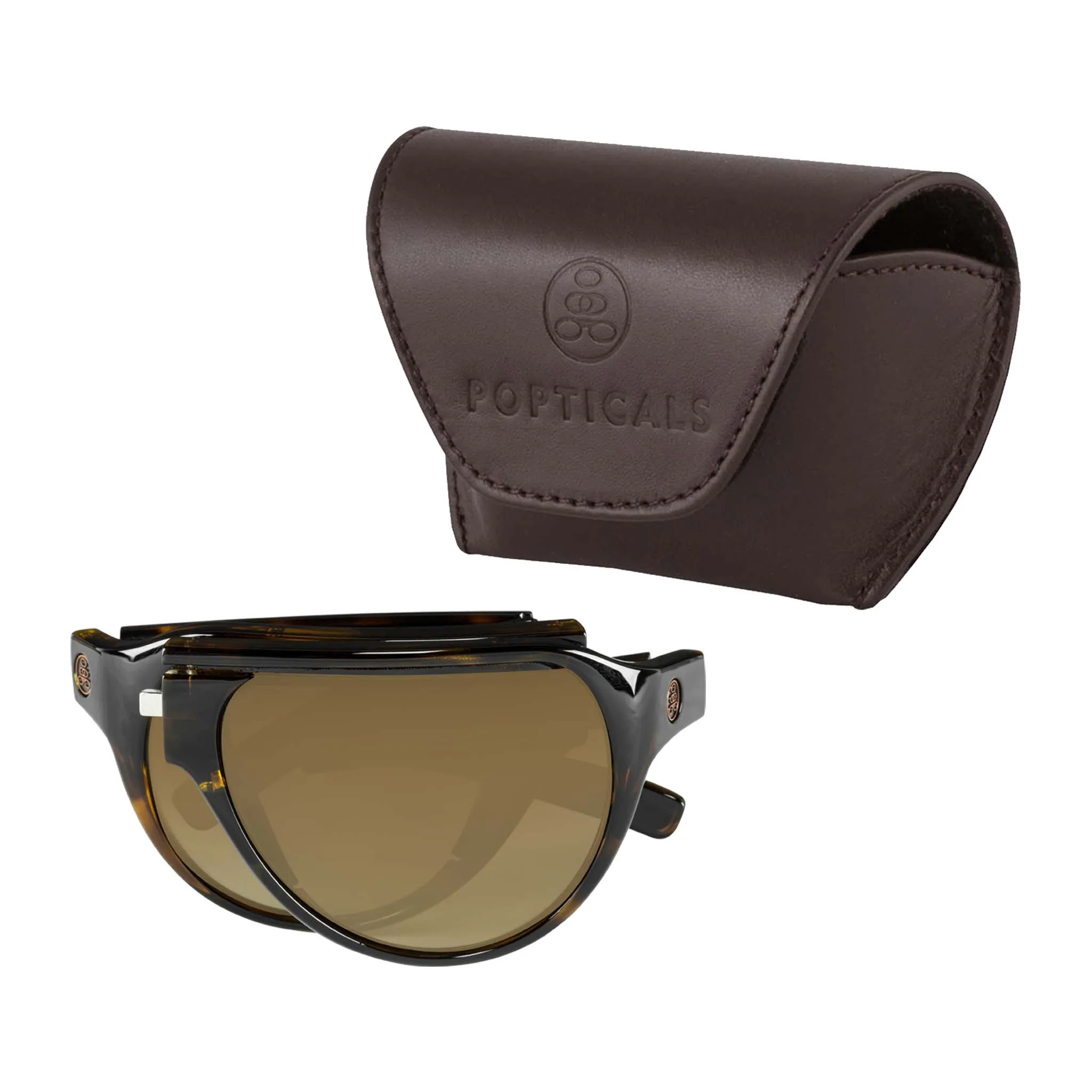 POPAIR | Polarized, Gloss Tortoise, Brown Gradient Lens