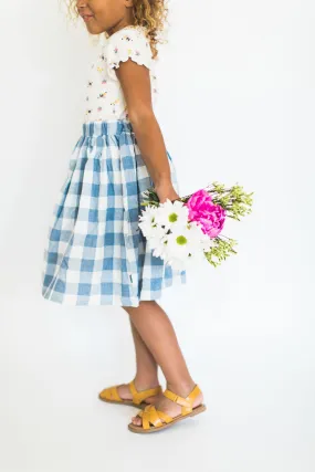 " Michelle " Gingham Skirt