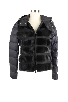 Riga Mink Front Down Jacket