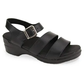 Sanita Sesso Womens Strappy Sandals In Black