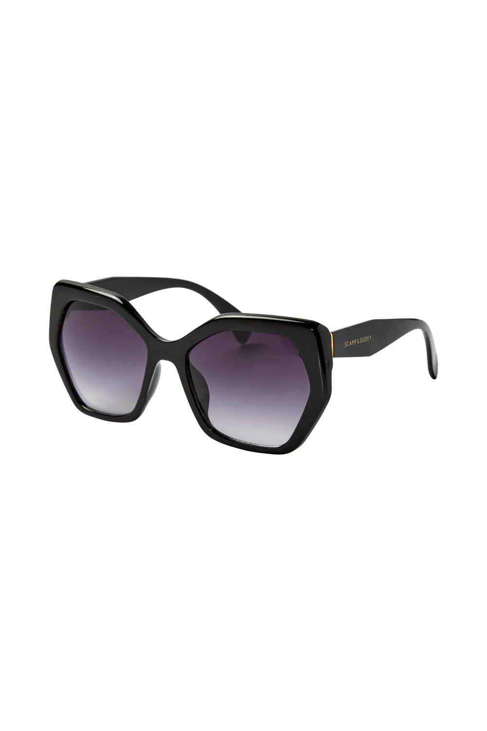 Sofia Black Oversized Sunglasses