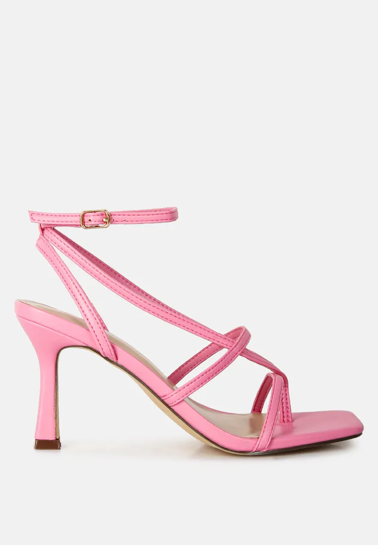 Stalker Strappy Ankle Strap Sandals