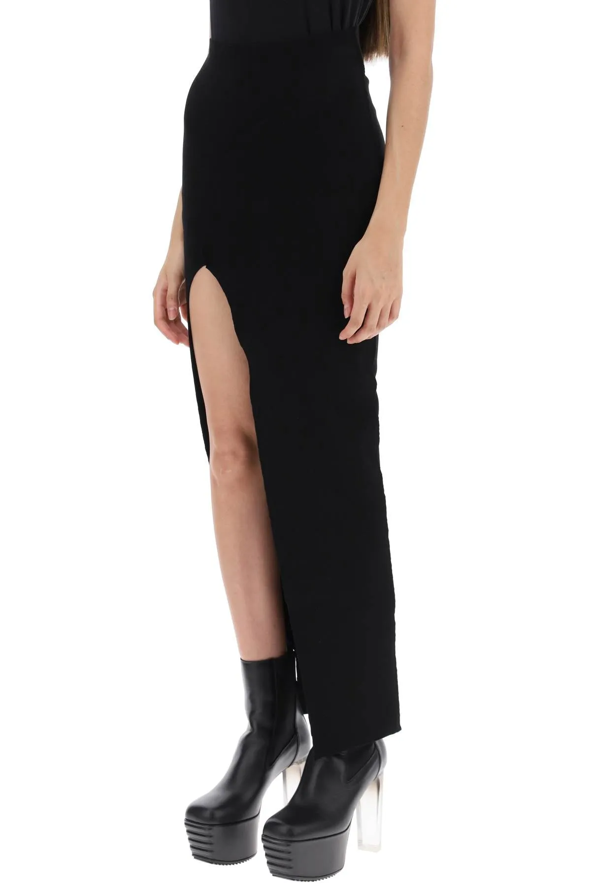 'theresa' long skirt with slit