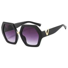 VAIGE Oversized Square Sunglasses with UV400 Protection, Polycarbonate Frame and Acrylic Lenses, 58mm Width and 53mm Height