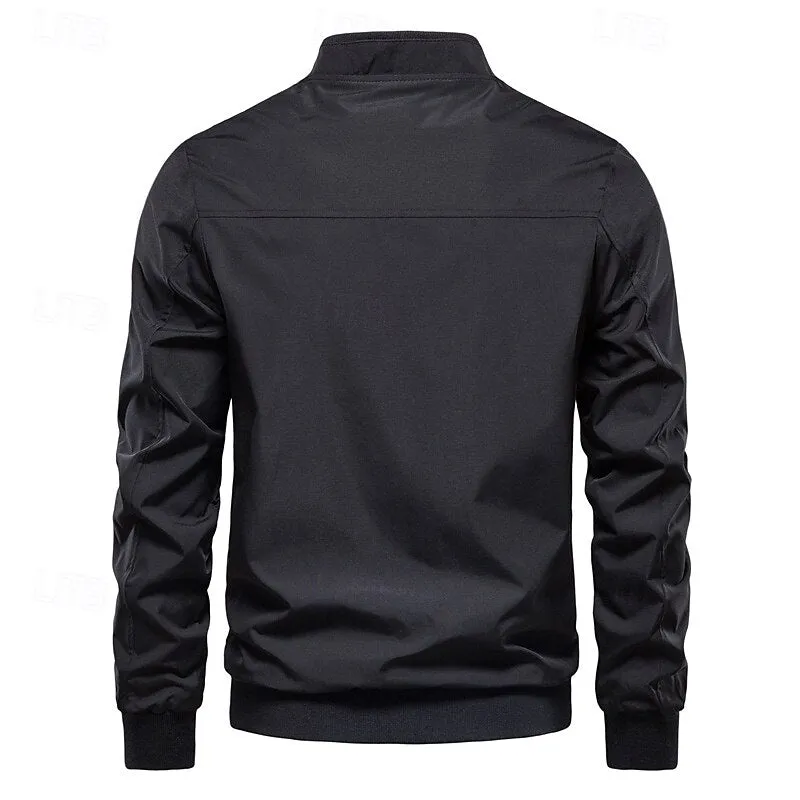 Windproof Zipper Lightweight Jacket