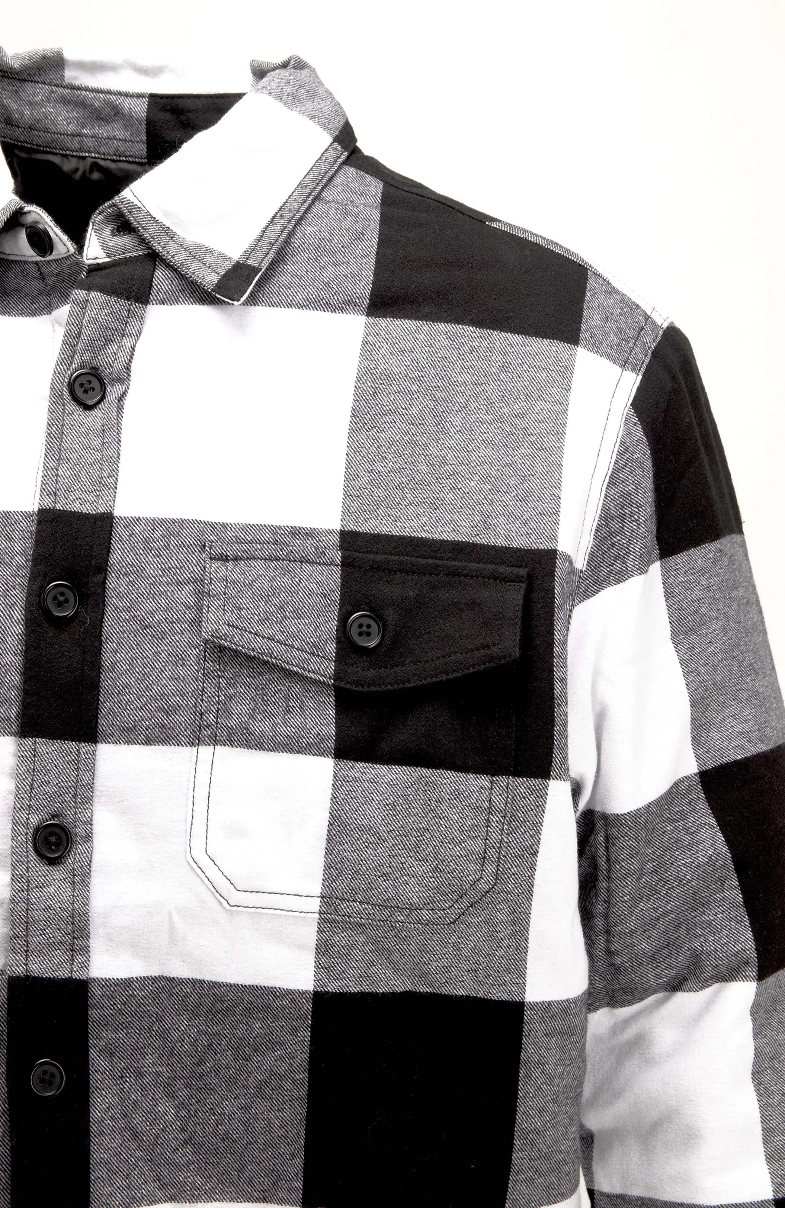 X RAY Men's Lightweight Plaid Shirt Jacket