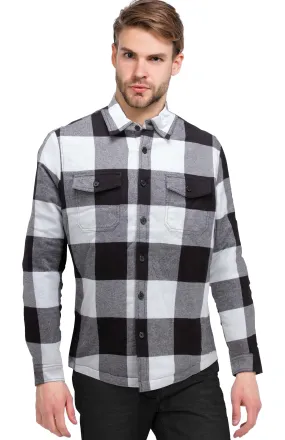 X RAY Men's Lightweight Plaid Shirt Jacket